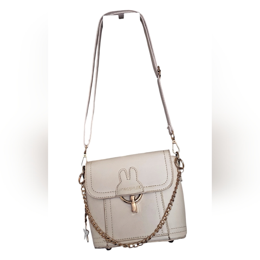 Faux Leather Crossbody Bag